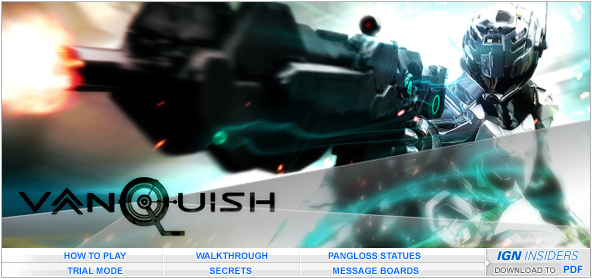 Vanquish IGN guide