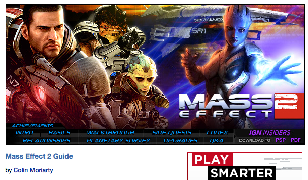 IGN Mass Effect 2 Guide & Walkthrough