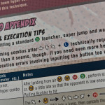A page from the MvC3 Strat Guide