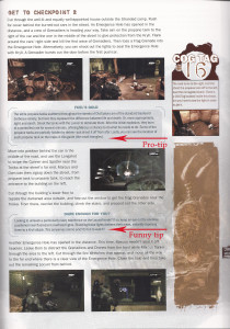 Page of Gears of War strategy guide