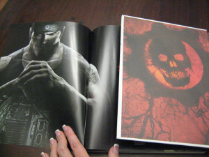 Inside covers of Gears of War 3 strategy guides