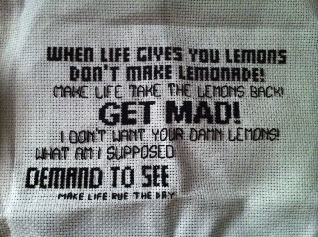 When life gives you lemons