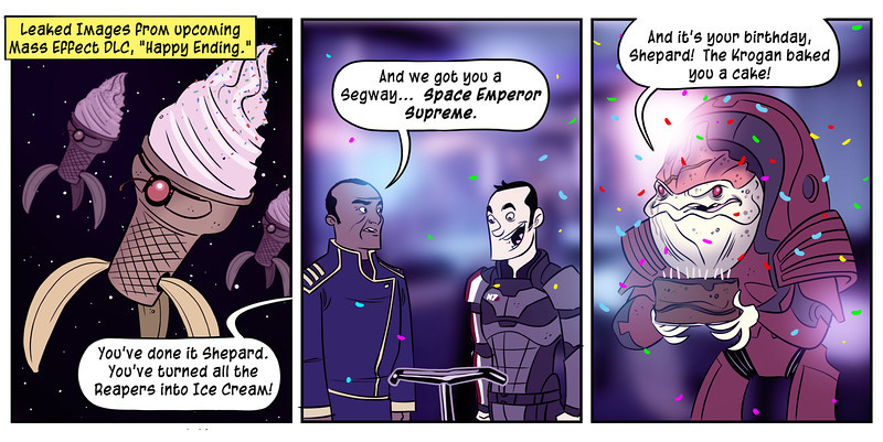 Penny Arcade's Mass Effect 3 Ending