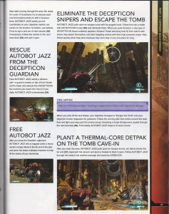 Transformers: Fall of Cybertron strategy guide