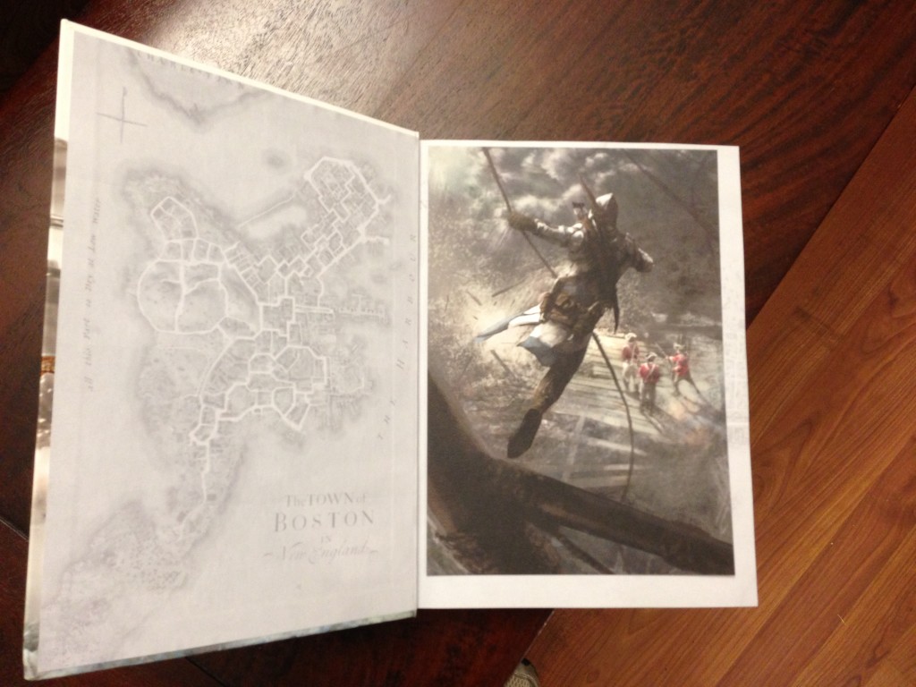 Print in Assassin's Creed III Collector's Edition strategy guide