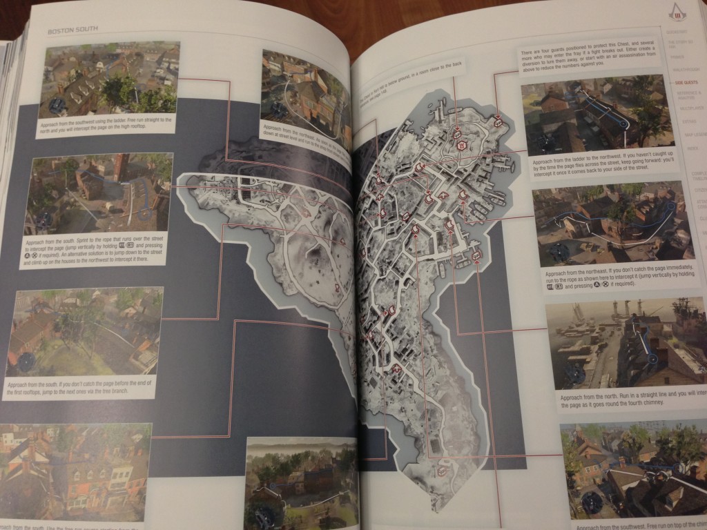 Assassin's Creed III strategy guide map